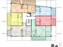 Rezidenci Štěpánov, Valašské Meziříčí, bytová jednotka 1+kk, 39,02  m², balkon 12,73  m²