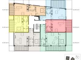 Rezidenci Štěpánov, Valašské Meziříčí, bytová jednotka 2+kk, 60,84  m², balkon 11,5  m²