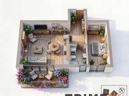 Rezidenci Štěpánov, Valašské Meziříčí, bytová jednotka 2+kk, 60,84  m², balkon 11,5  m²