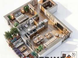 Rezidenci Štěpánov, Valašské Meziříčí, bytová jednotka 2+kk, 55,52  m², balkon 10,01  m²