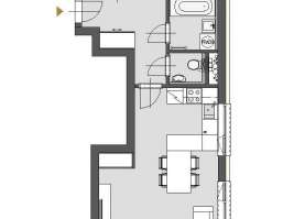 2+kk, 55,53  m², balkon, komora, Bílá Perla, Opava