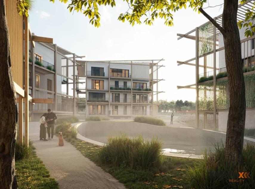 Rezidenci Štěpánov, Valašské Meziříčí, bytová jednotka 2+kk, 60,84  m², balkon 11,5  m²