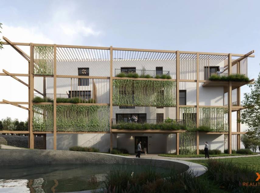 Rezidenci Štěpánov, Valašské Meziříčí, bytová jednotka 1+kk, 42,11  m², balkon 19,19  m²